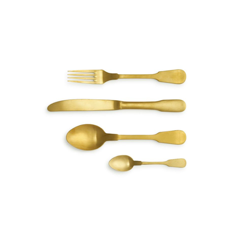 Set 24 Posate Oro Classic Collection